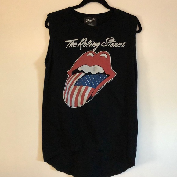 Bravado Tops - Rolling stone band tee large